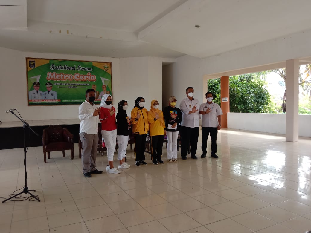 SOSIALISASI GERAK DAN LAGU METRO CERIA